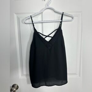 Black Strappy Lace Cami